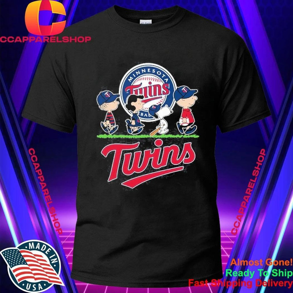 Peanuts characters minnesota twins baseball Shirt