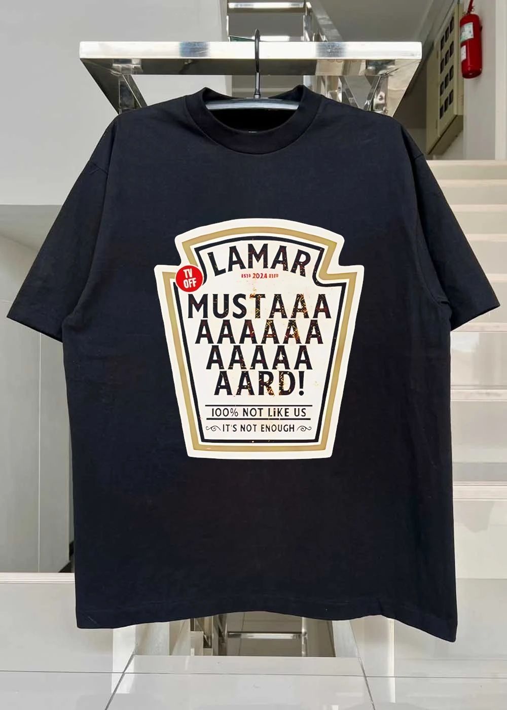 Kendrick Lamar Mustard Rapper Meme Inspired Graphic shirt