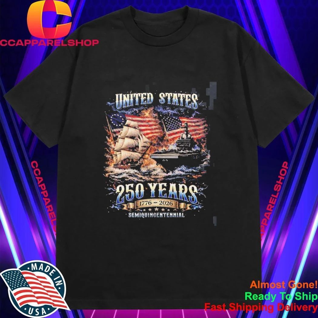 United States Of America USA 250 Anniversary 1776 2026 American Flag Semiquincentennial Vintage Shirt