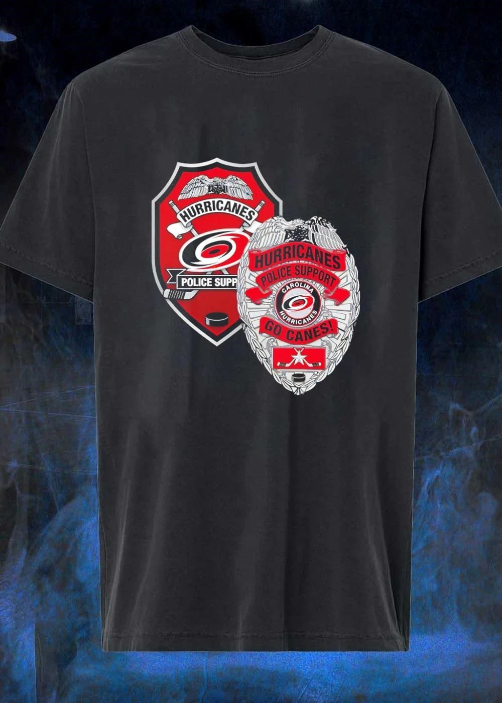Hurricanes Police Support Carolina Go Canes T-Shirt