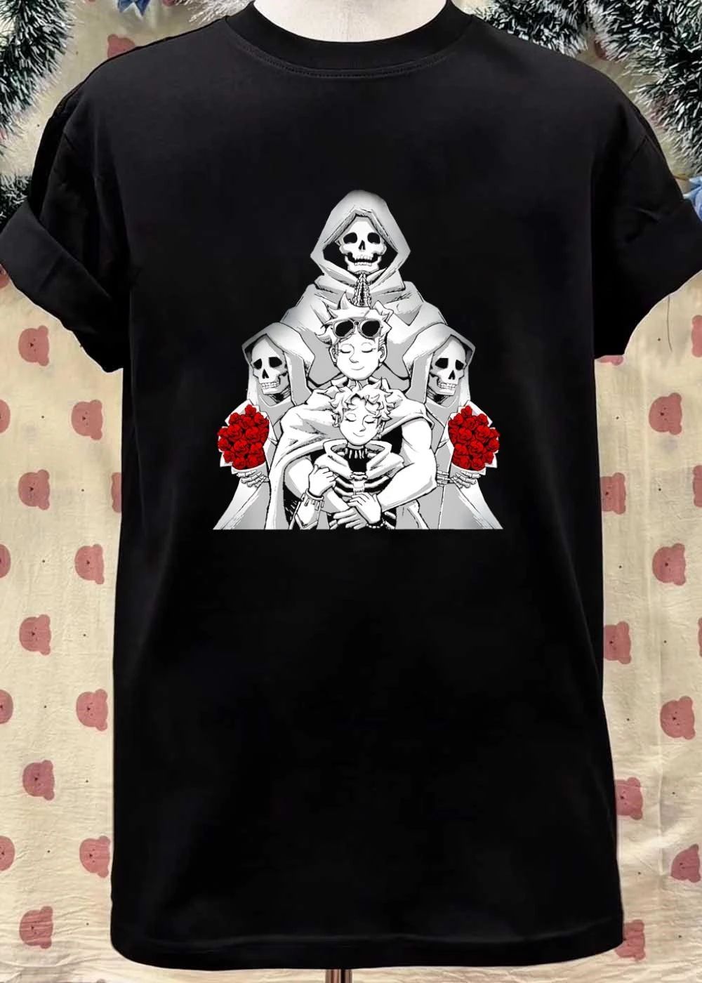 Grim Reaper Skeleton Couple Love Unicorn Roses Till Death Do Us Part 2026 Shirt