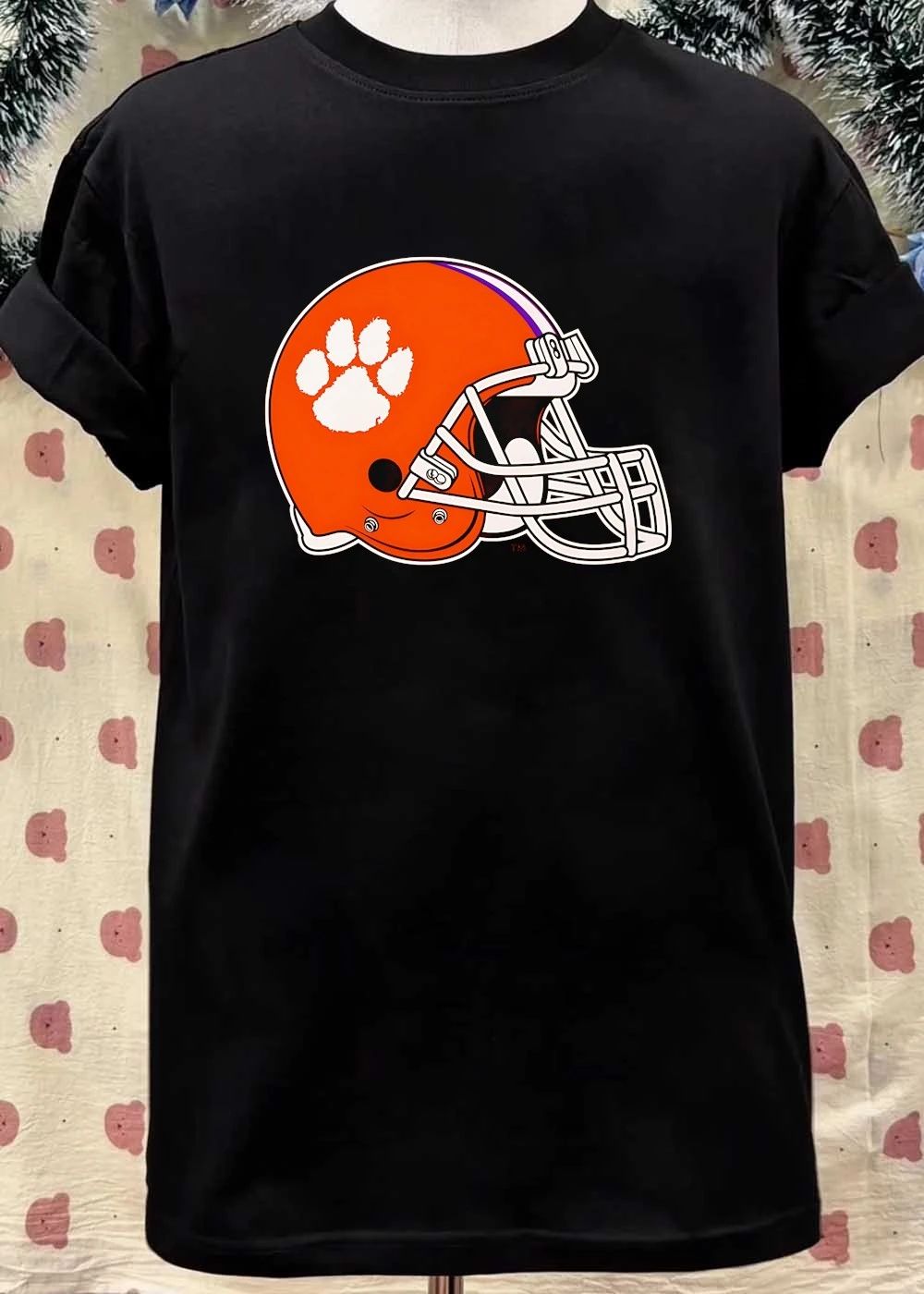 Clemson Tigers American Football helmet shirt