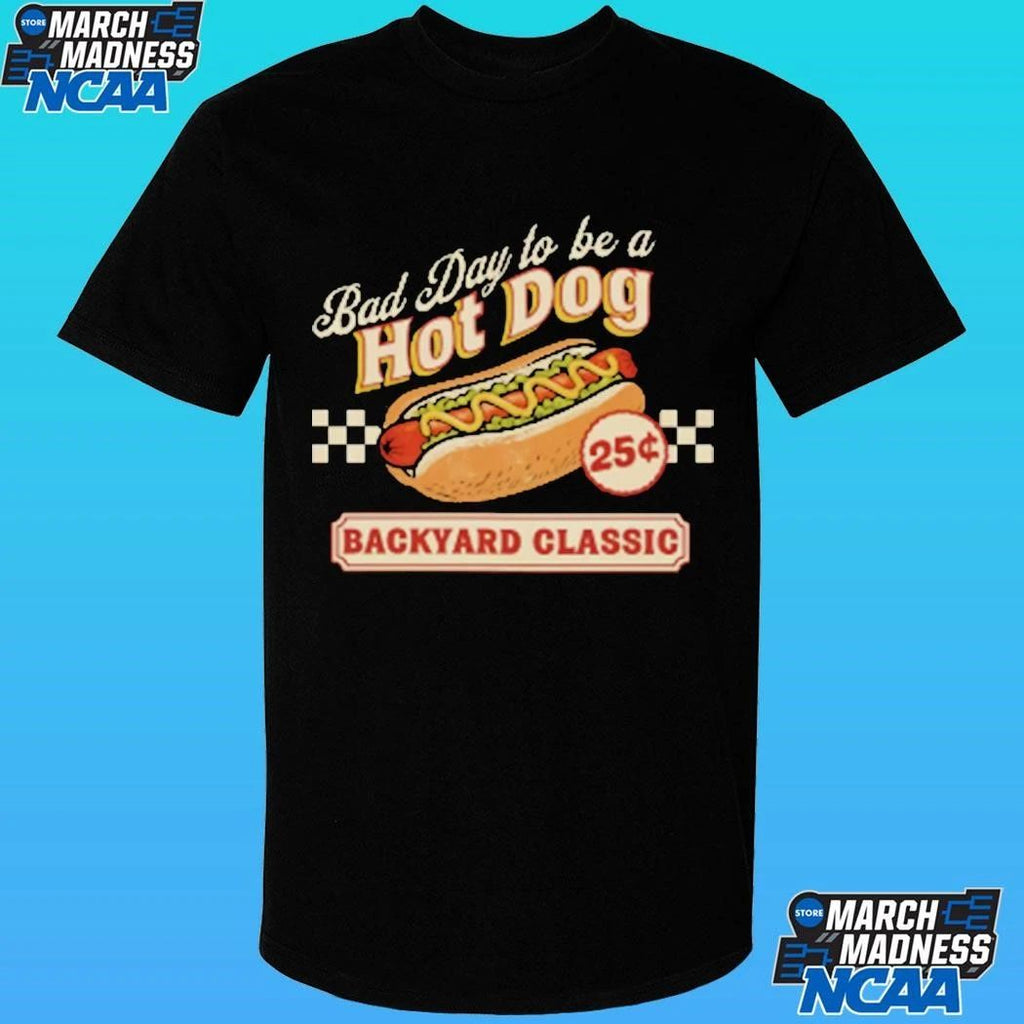 Bad Day To Be A Hot Dog Backyard Shirt