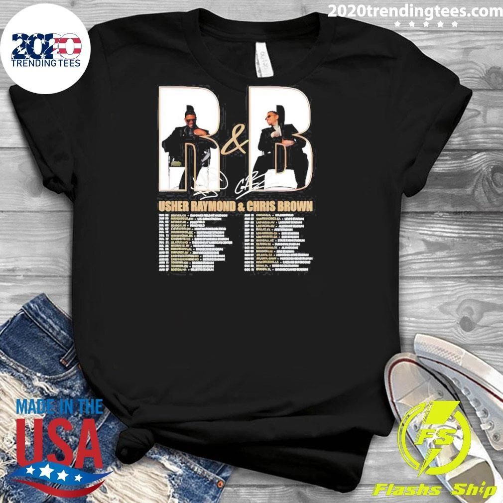 Usher Raymond And Chris Brown Tour R And B Concert Dates Shirt