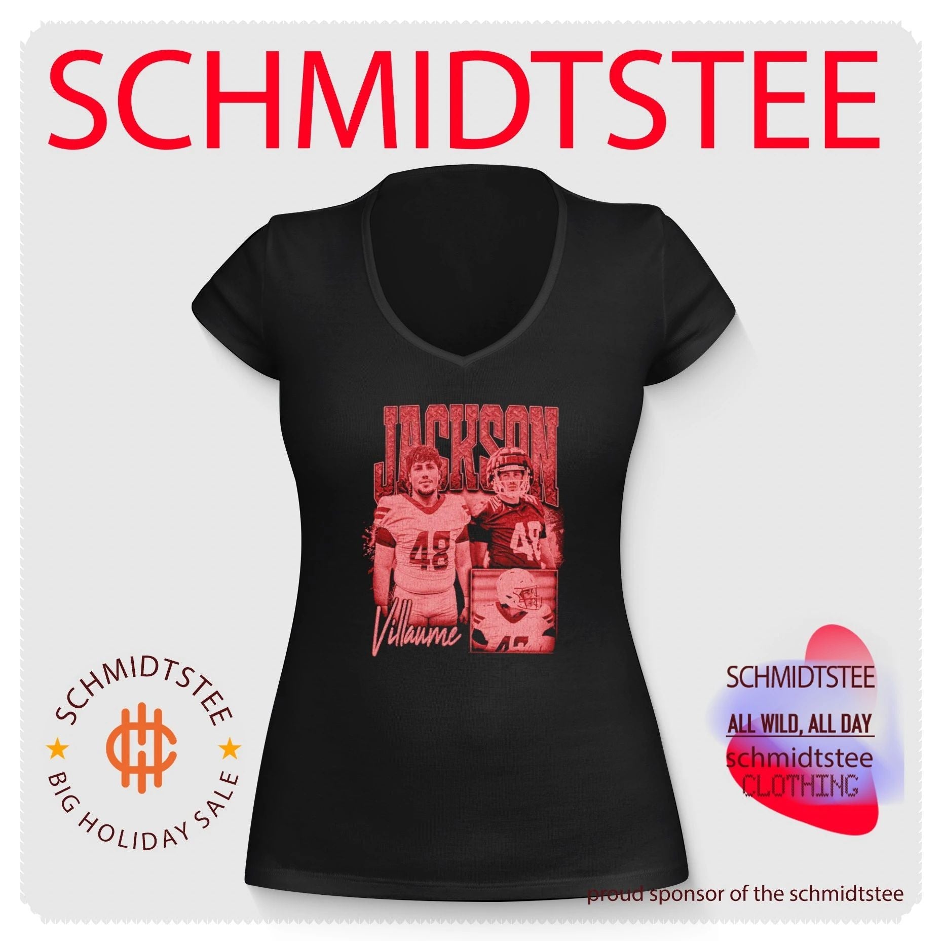 Jackson Villaume Football Player Tribute shirt