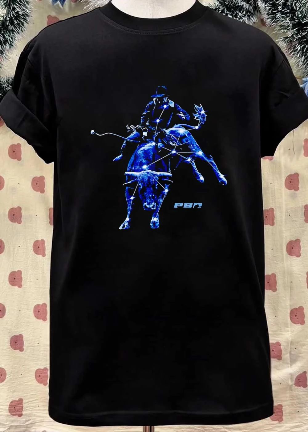 PBR Cowboy Riding Bucking Bull PBR T-Shirt