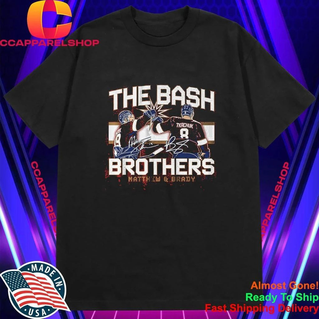 Matthew & Brady Tkachuk The Bash Brothers Signature Shirt