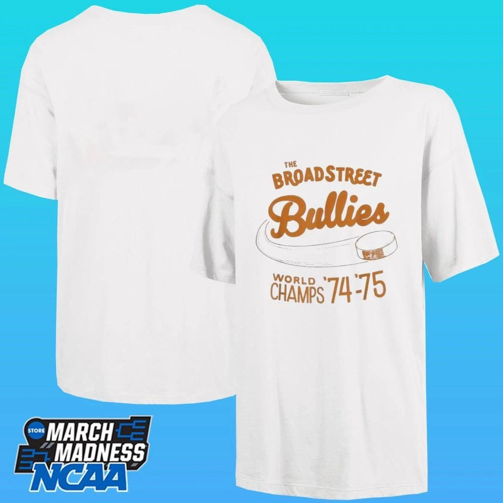 The Broad Street Bullies Hockey World Champs 74 75 Philadelphia Flyers Shirt