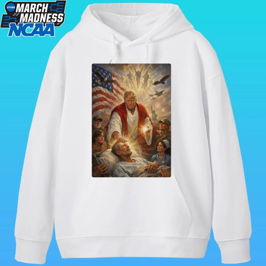 Pope Leo Xiv President Trump Jesus Christ Artwork 2026 Shirt