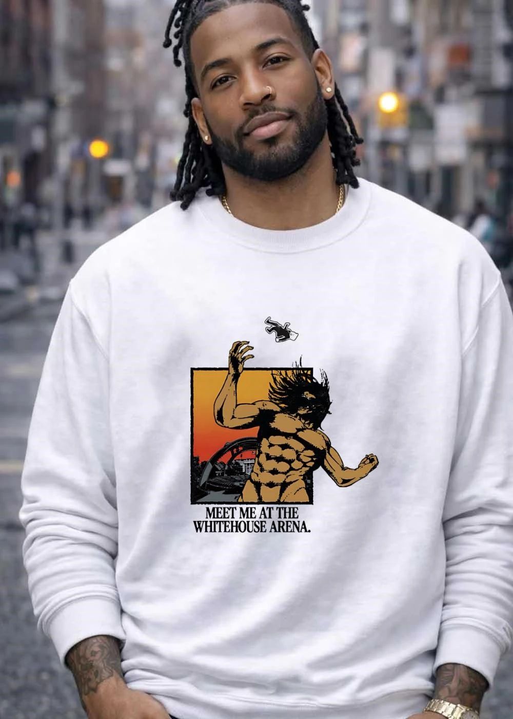 Meet Me At The Whitehouse Arena Attack On Titan Giant Shirt