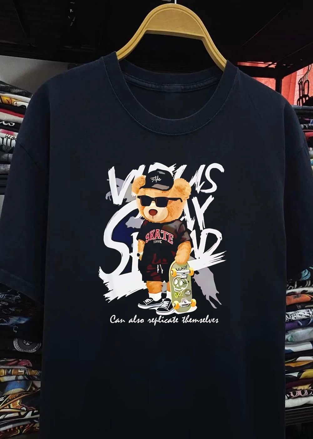 Skate Bear can also replicate themselves shirt