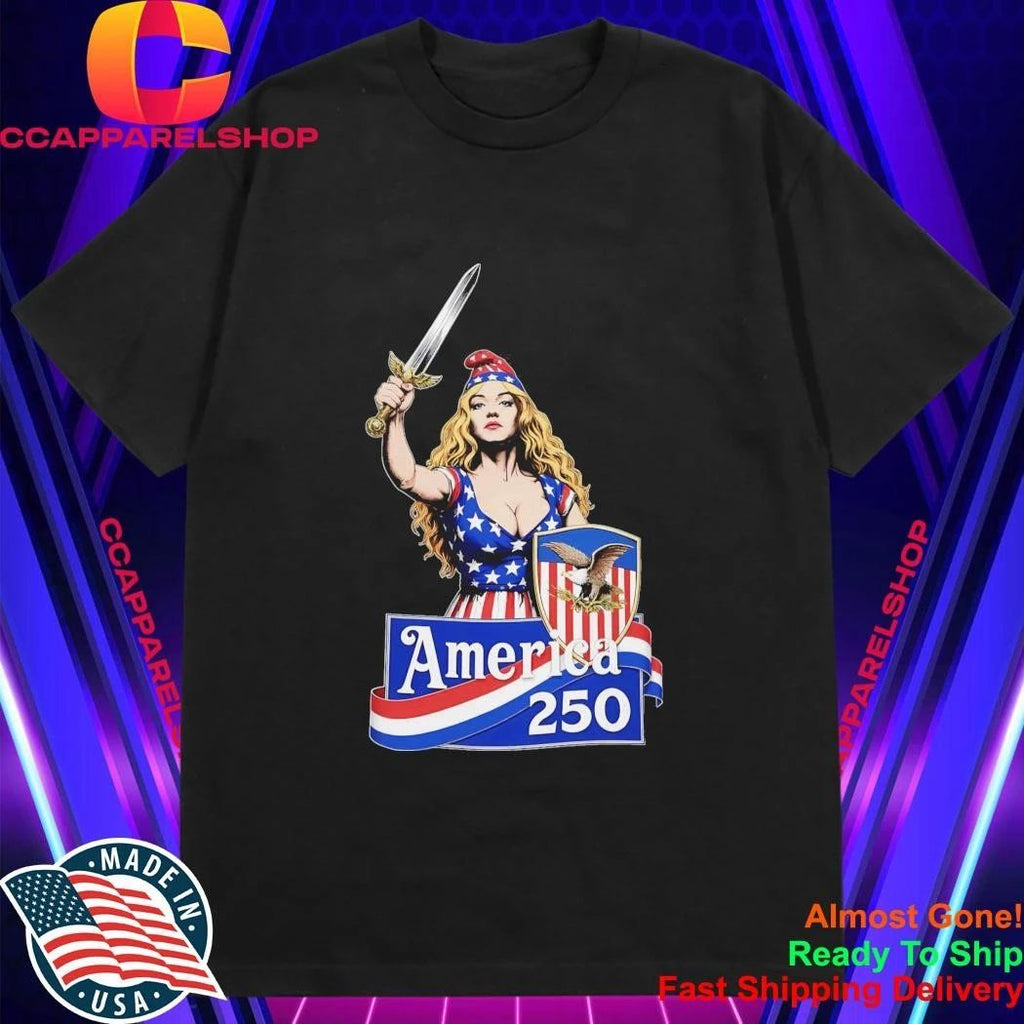 Strong Woman America 250 4th Of July Shirt
