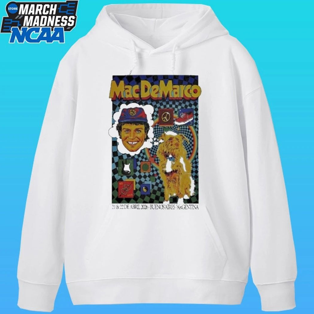 Mac Demarco Apr 21-22 2026 C Art Media In Buenos Aires Argentina Poster Shirt