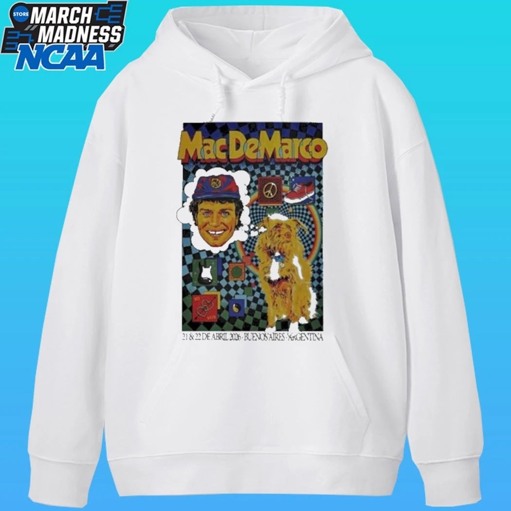 Mac Demarco Apr 21-22 2026 C Art Media In Buenos Aires Argentina Poster Shirt