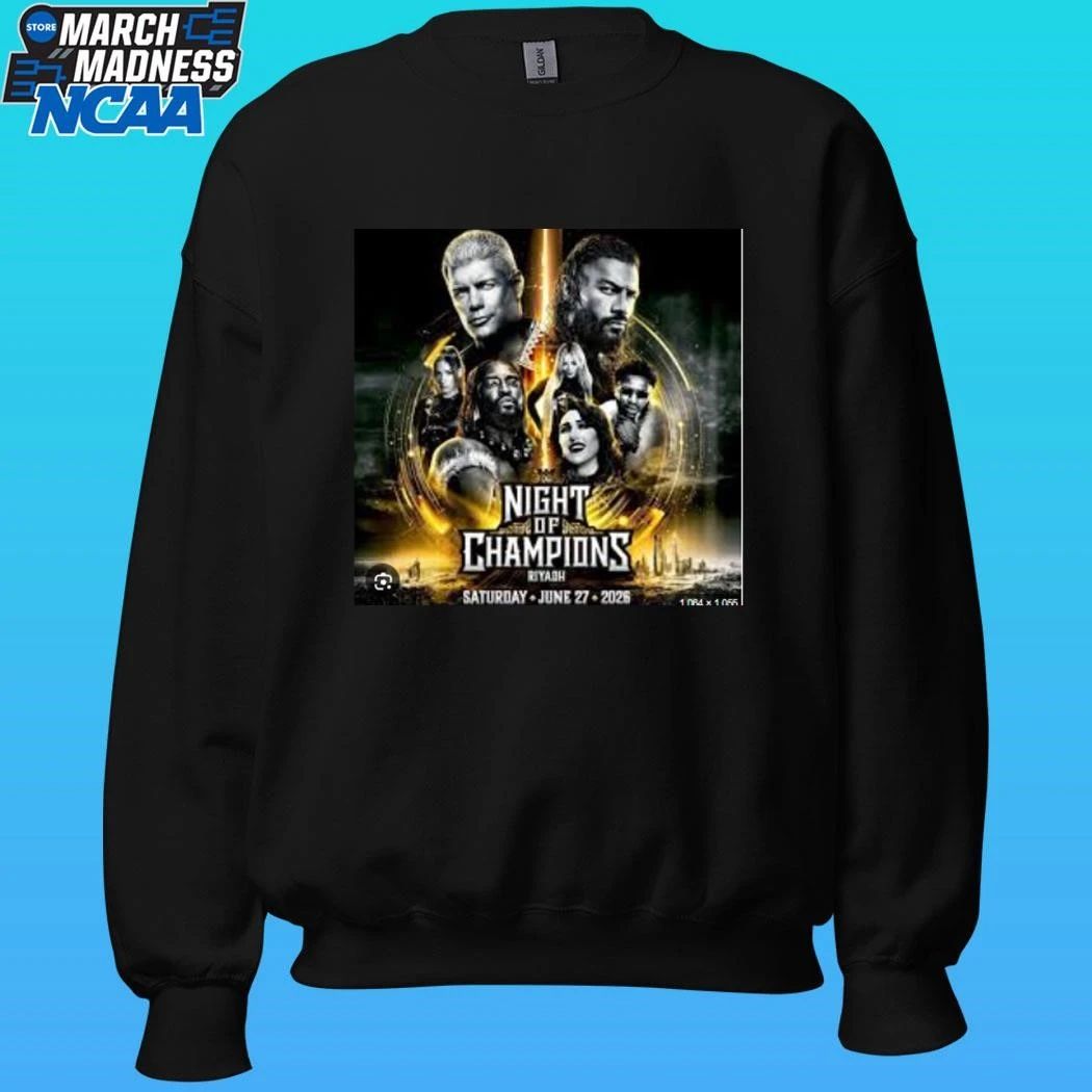 Night Of Champions Riyadh Saturday June 27 2026 Poster Shirt