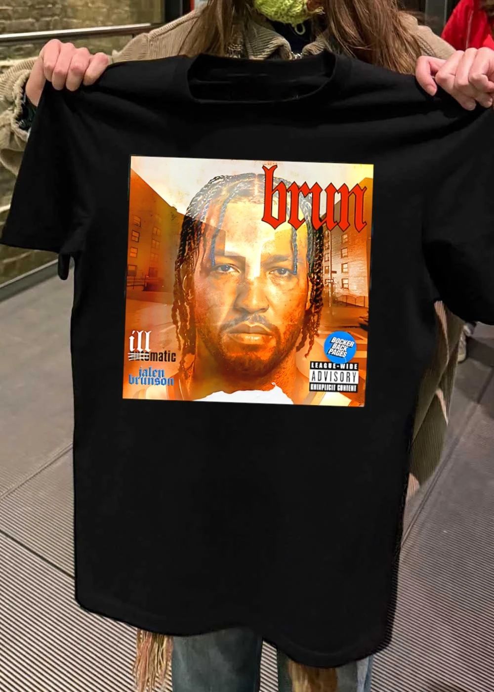 Illmatic Brun Bocker Back Pages League Wide Advisory Jalen Brunson T-Shirt