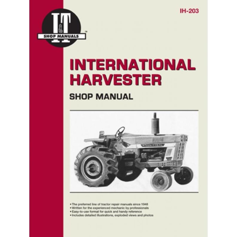 International Harvester (Farmall) Gasoline Model 454-686, 70-80 Hydro & Diesel Model 454-1086 Tractor Service Repair Manual