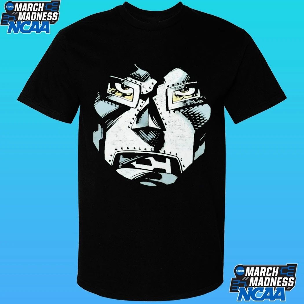 Robert Downey Jr Rocking A Doctor Doom Shirt