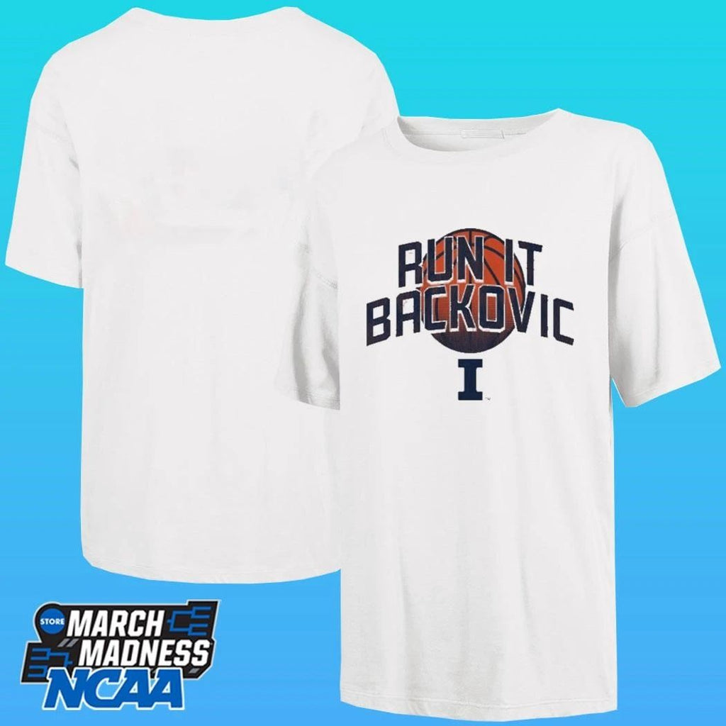 Illinois Basketball Run It Backovic Shirt