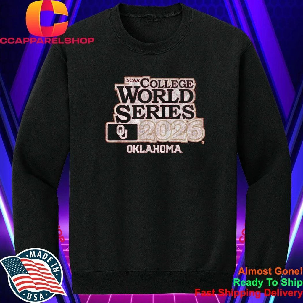 Oklahoma Sooners Baseball NCAA College World Series 2026 Shirt