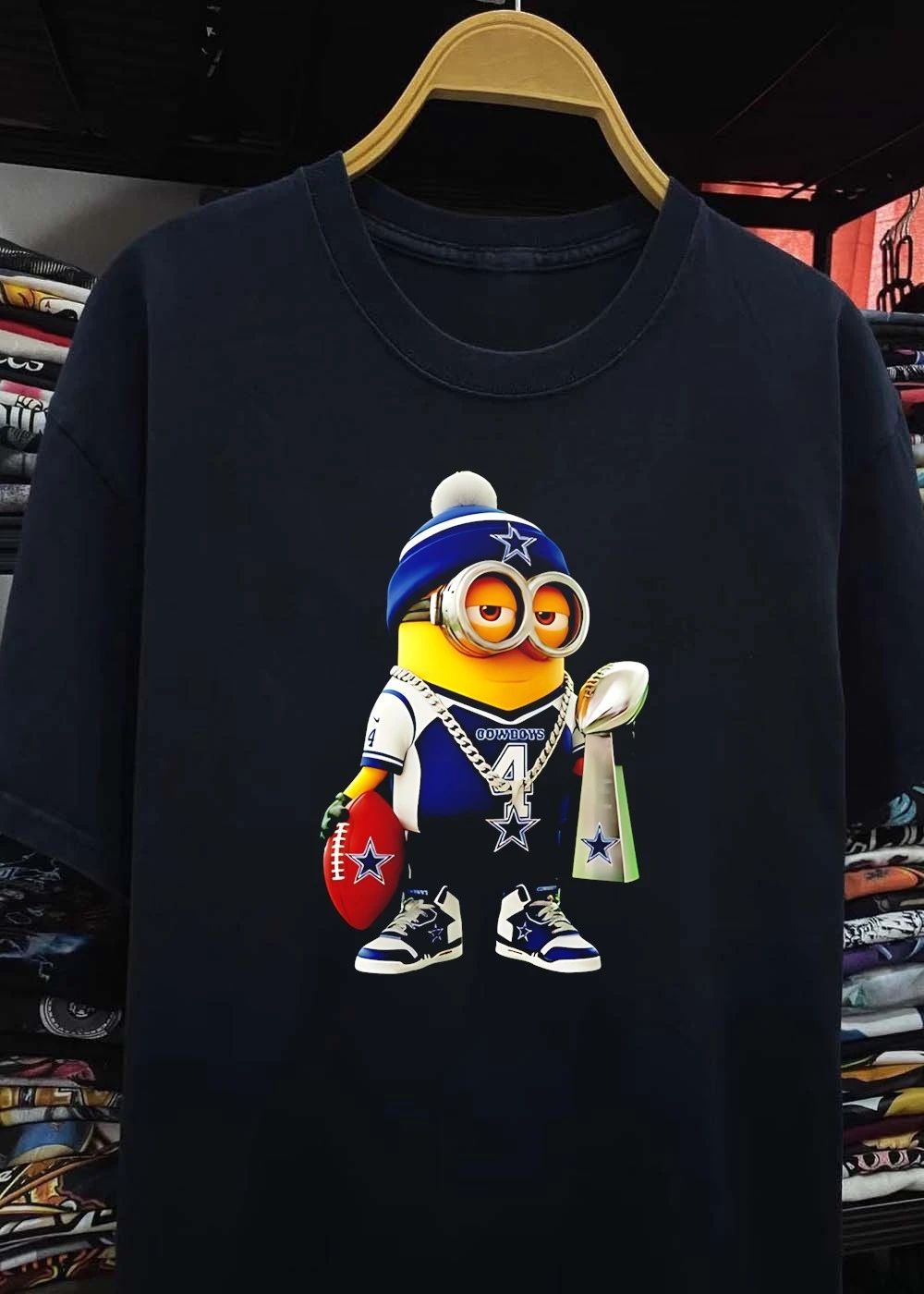 Dallas Cowboys Minion Holding Lombardi Trophy 4 Shirt