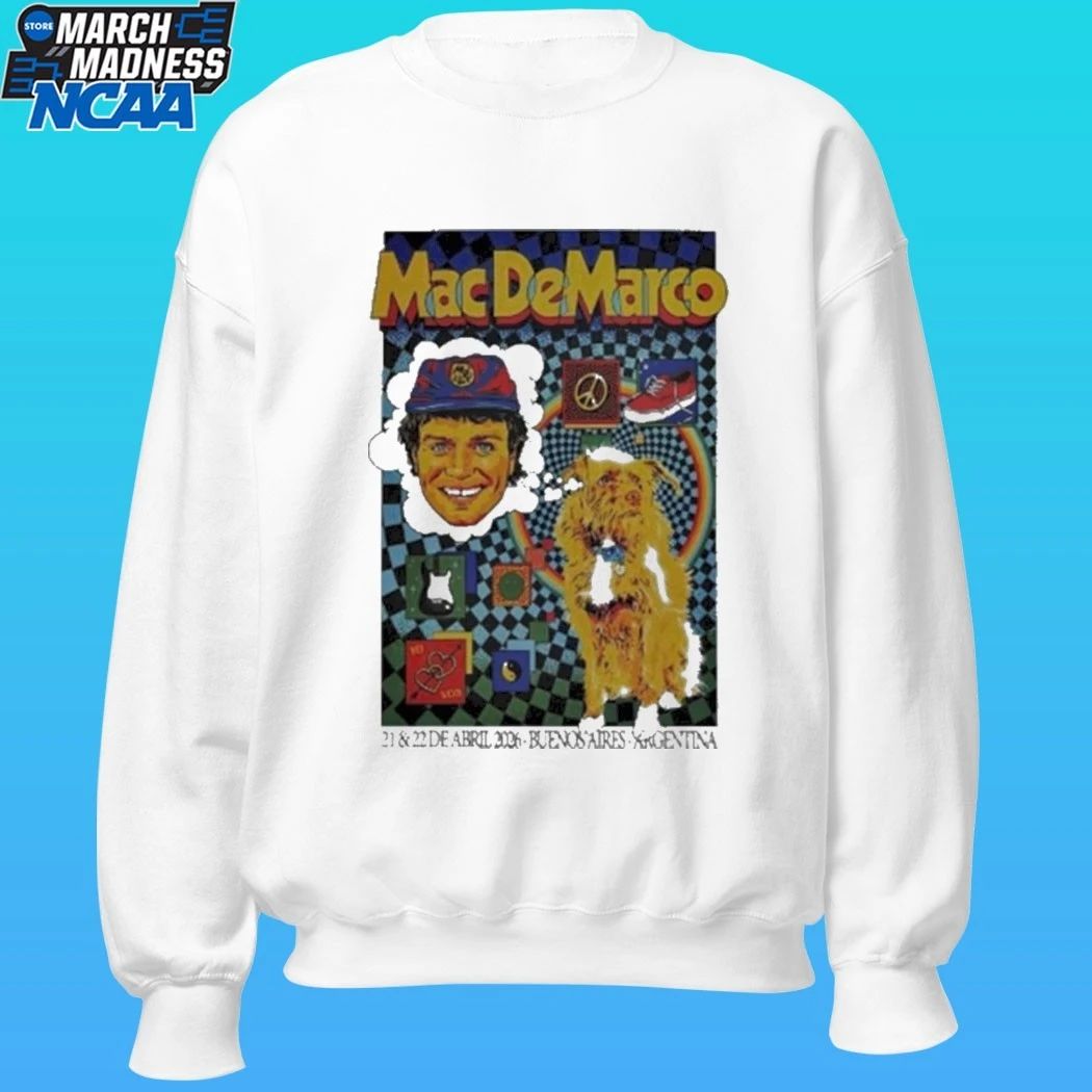 Mac Demarco Apr 21-22 2026 C Art Media In Buenos Aires Argentina Poster Shirt