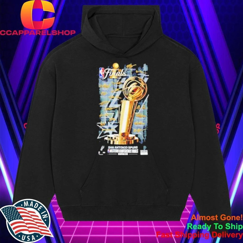 San Antonio Spurs 2026 Nba Western Conference Champions Player Signature Shirt