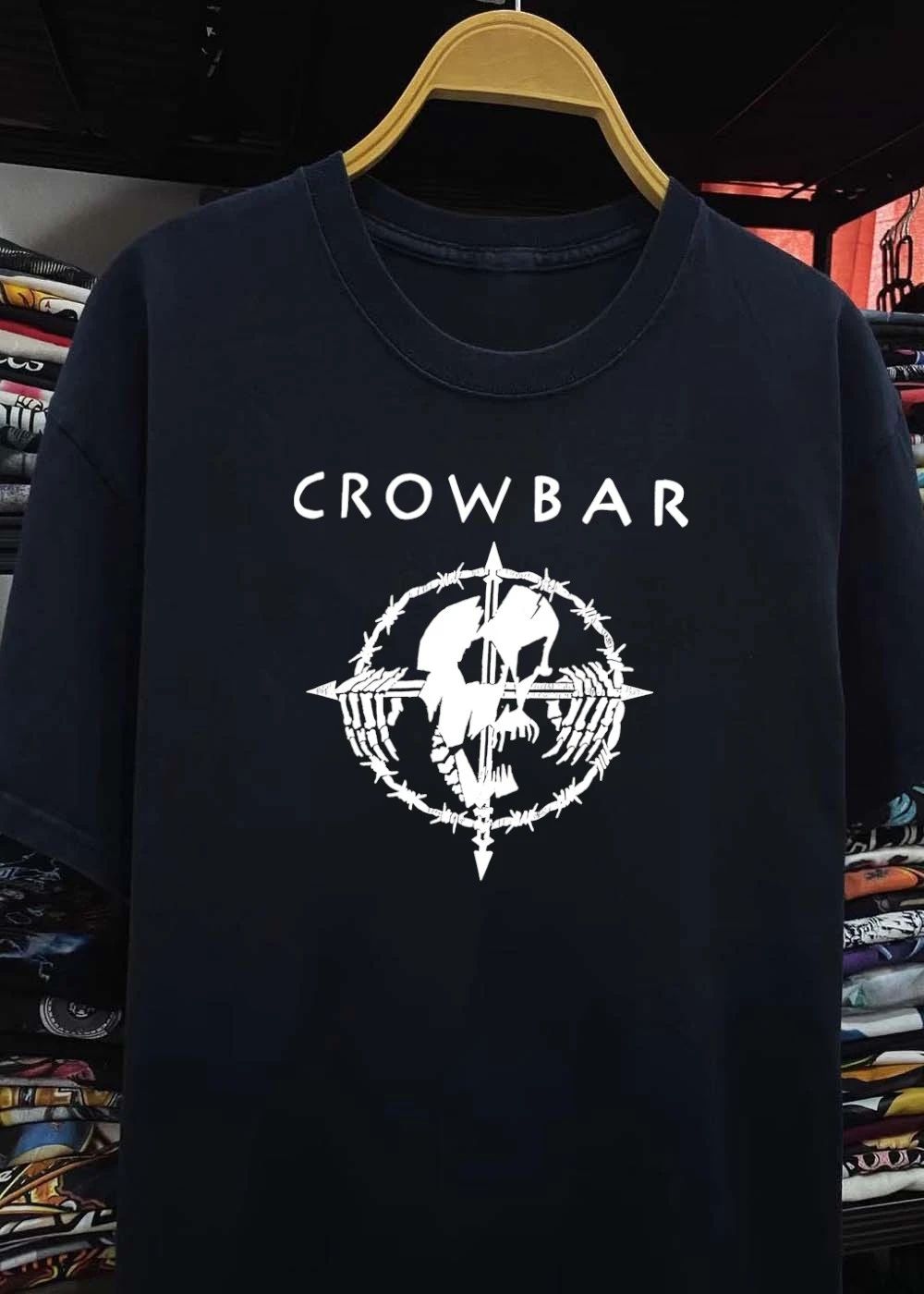 Crowbar Barbed Wire Skull Arrow shirt