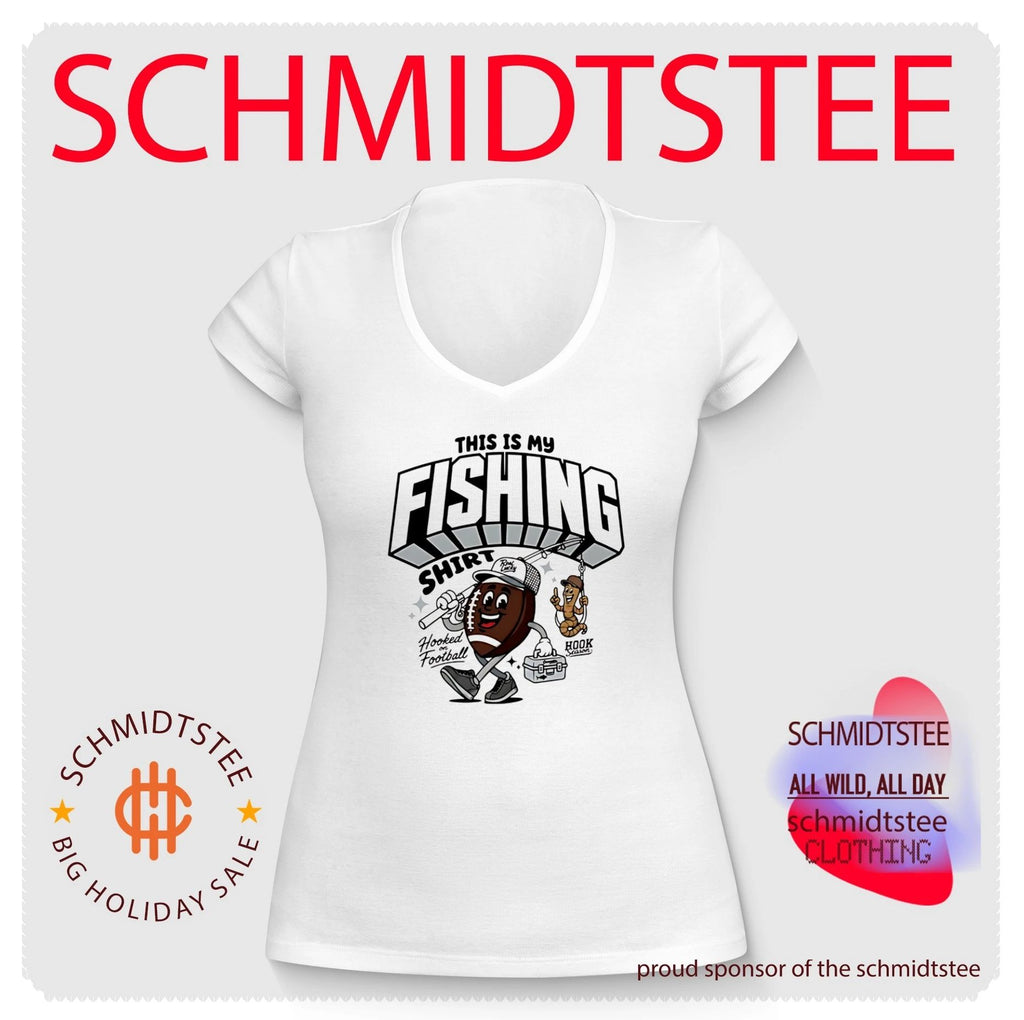 This is my fishing hooked on football shirt