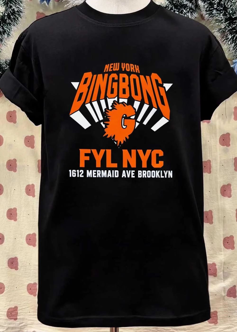 1612 Mermaid Ave Brooklyn New York Bingbong Fyl NYC T-Shirt