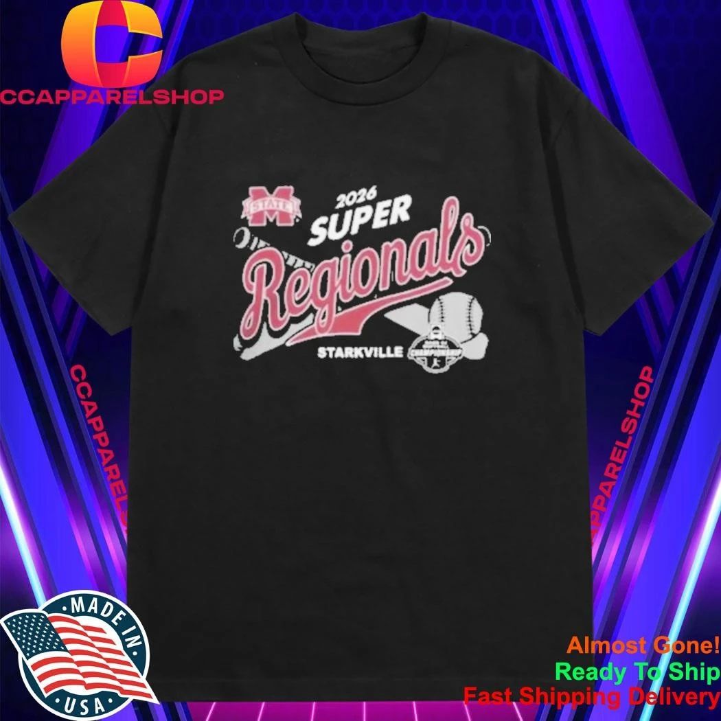 Mississippi State Bulldogs 2026 Super Regionals Gainesville Softball STARKVILLE Shirt