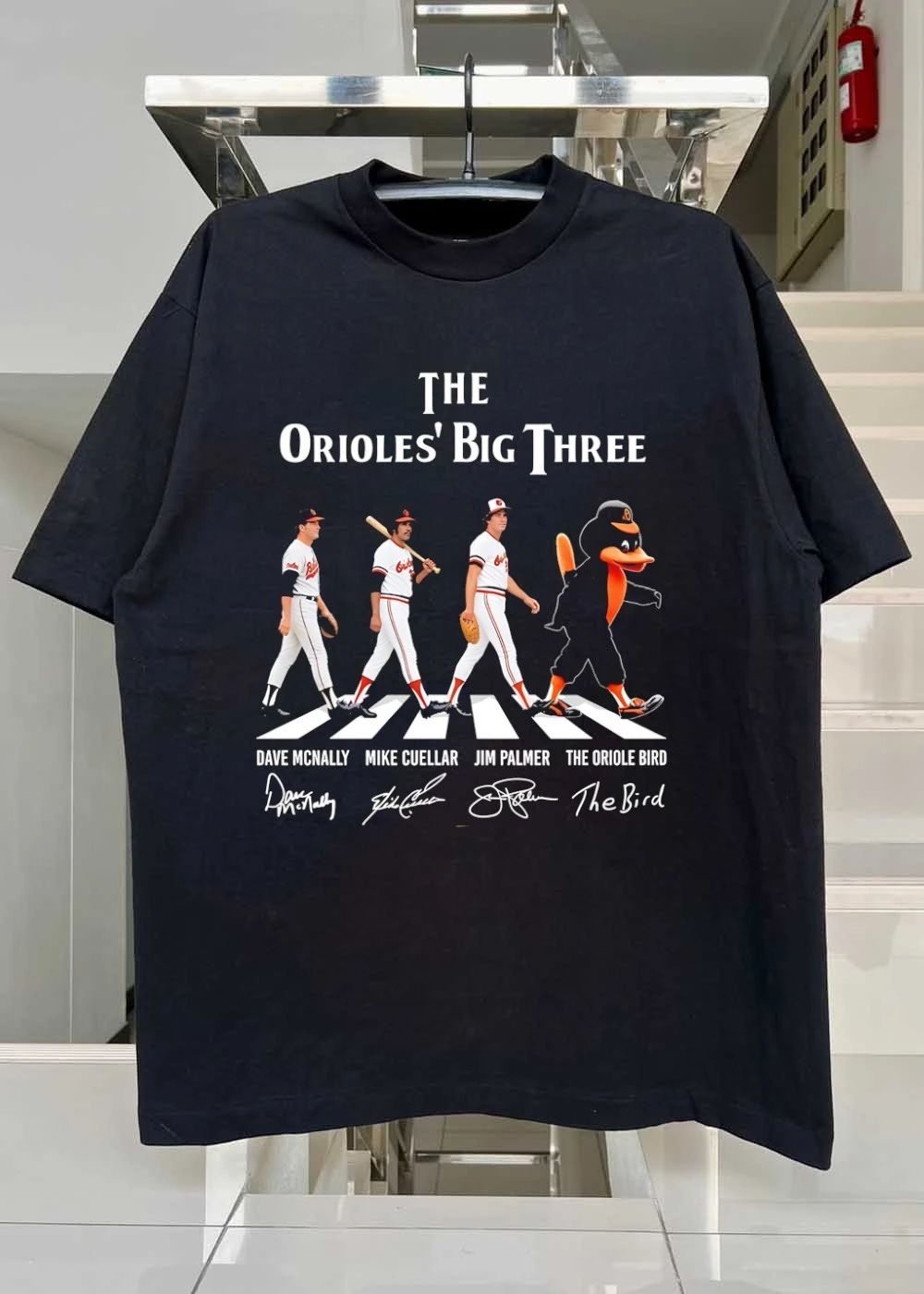 Dave Mcnally Mike Cuellar Jim Palmer The Oriole Bird The Orioles_ Big Three shirt