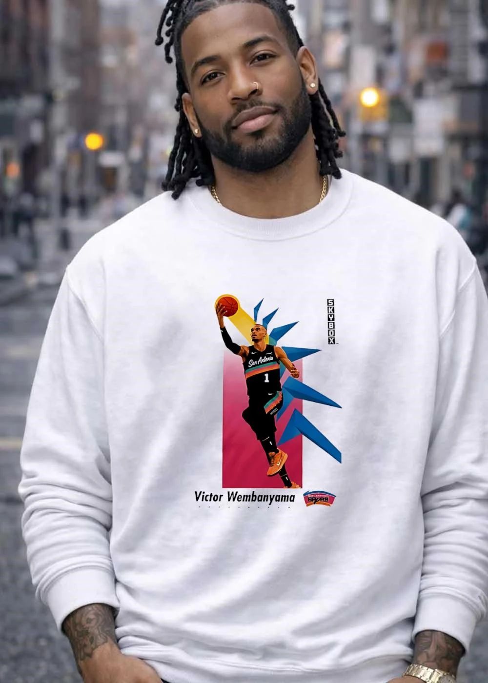 SKYBOX Victor Wembanyama San Antonio Spurs T-Shirt