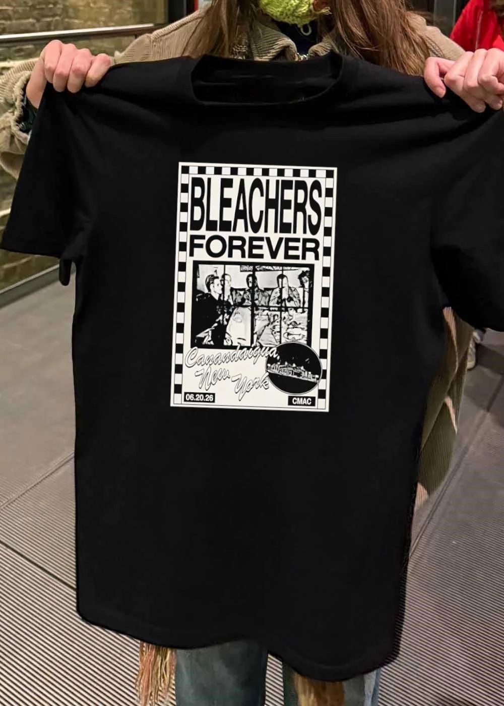 Bleachers Forever Canandaigua New York 06.20.26 CMAC concert poster shirt