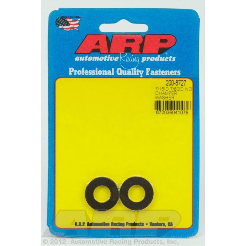 ARP Washer 7/16 ID 7/8 OD Black 2 Pack