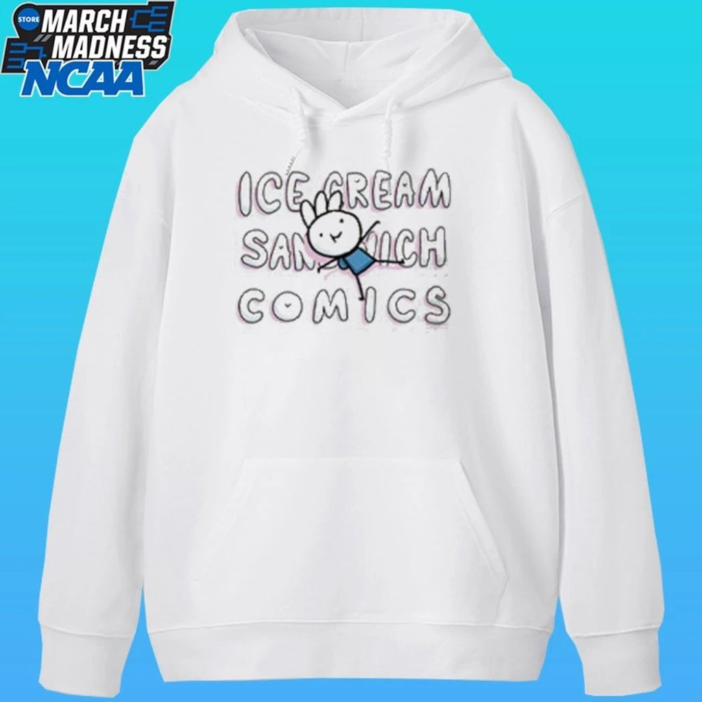 Ice Cream Sandwich Comic Cute Logo Shirt