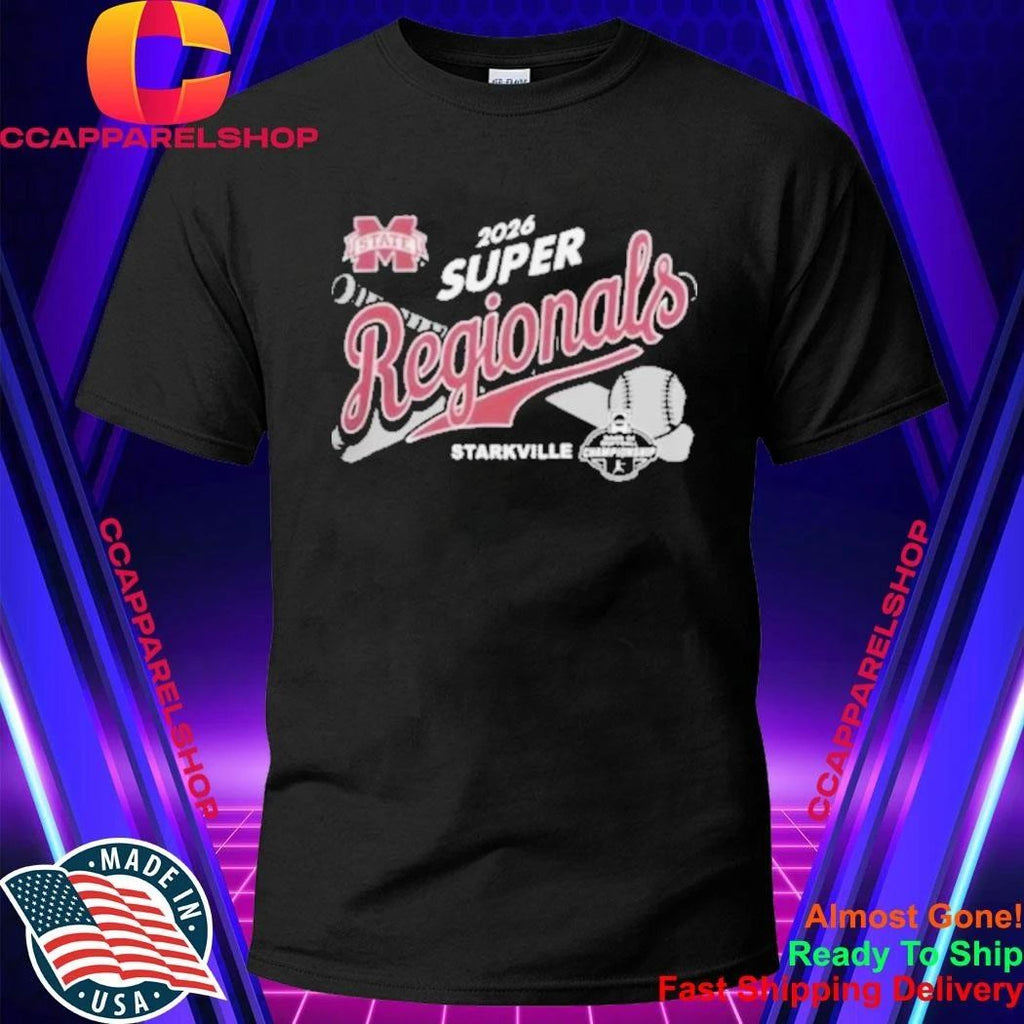 Mississippi State Bulldogs 2026 Super Regionals Gainesville Softball STARKVILLE Shirt