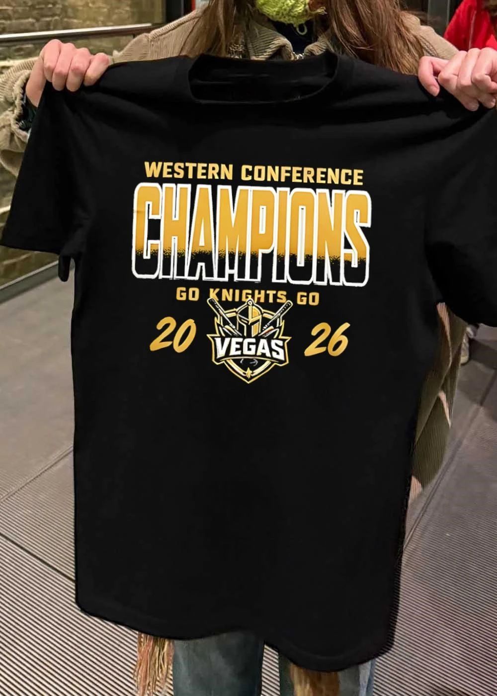 Vegas Golden Knights 2026 Western Conference Champions Hockey Logo shirt