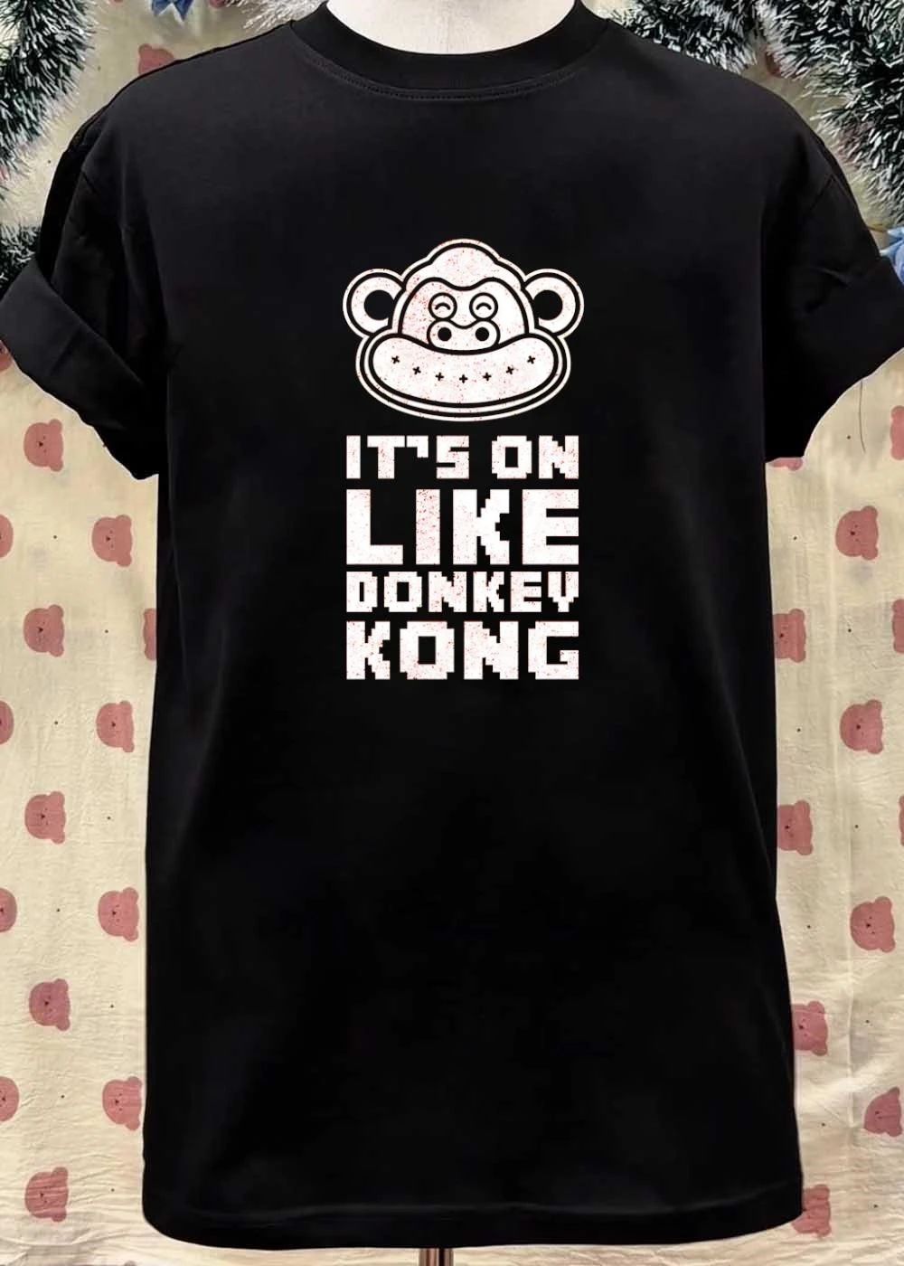 Funny Monkey Gaming It’s on Like Donkey Kong T-Shirt