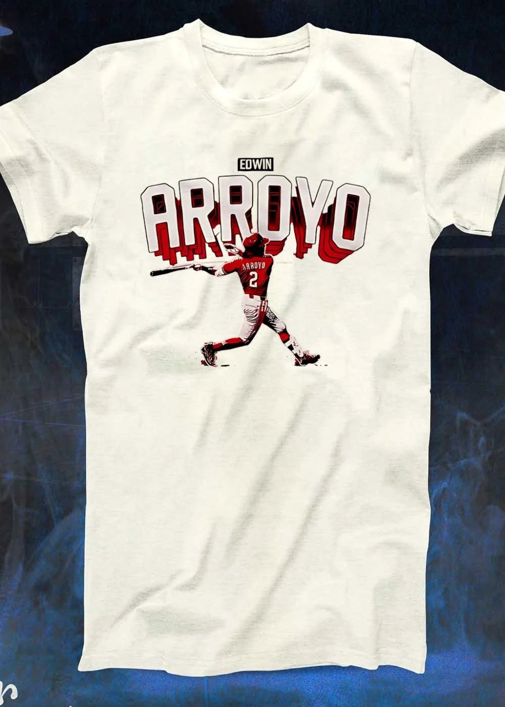 Edwin Arroyo baseball player shirt
