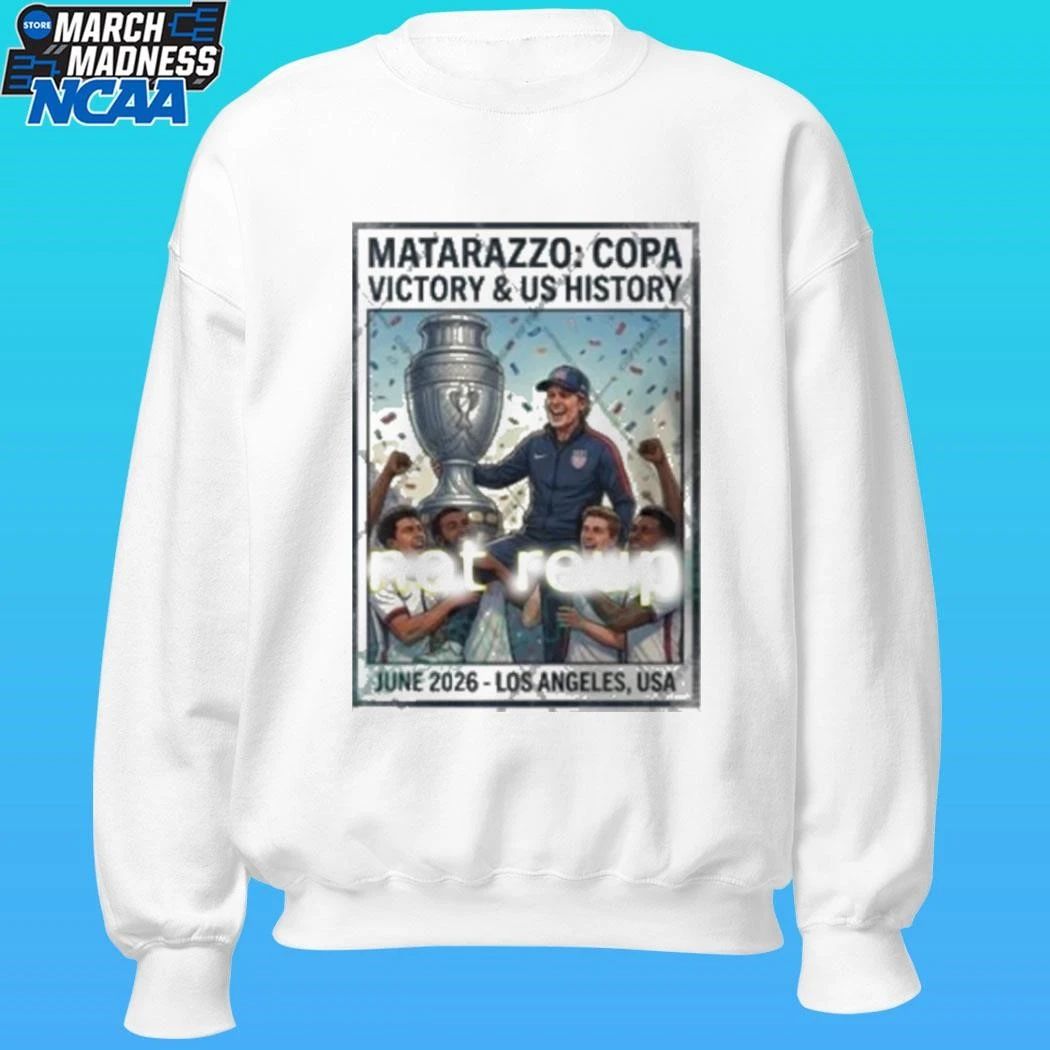 Matarazzo Copa Victory Making Soccer Coaching History June 2026 Los Angeles In Usa Shirt