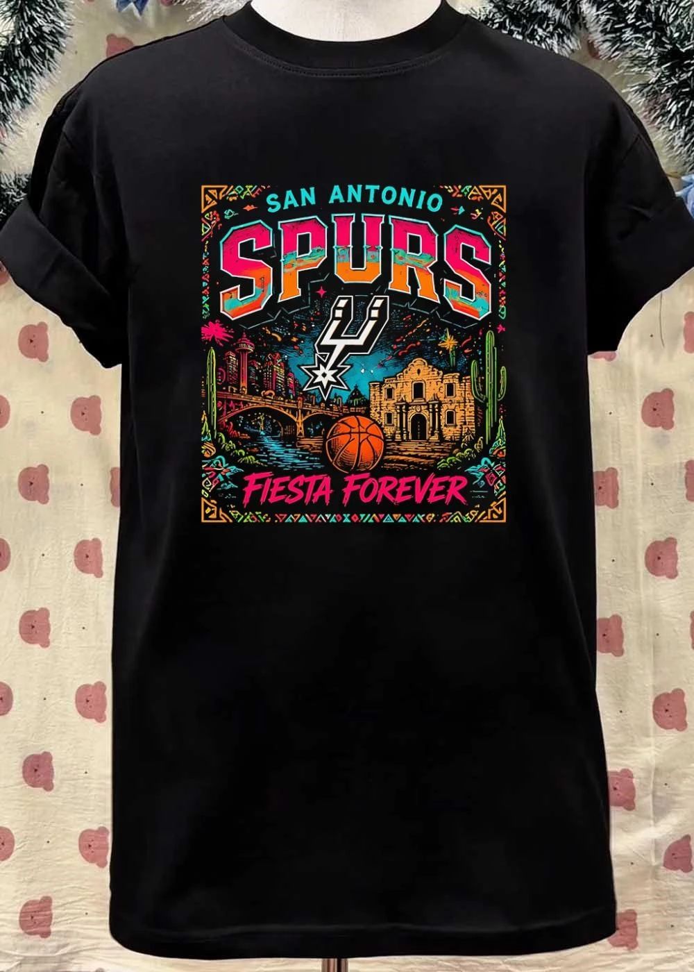 Fiesta Forever San Antonio Spurs Basketball T-Shirt