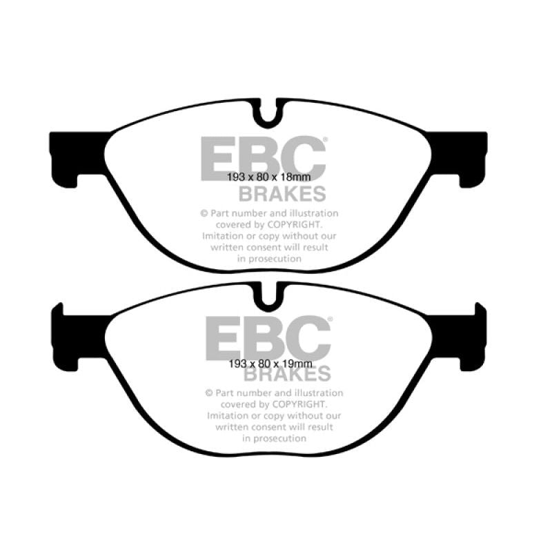 EBC – Front Yellowstuff Pad PN DP42019R