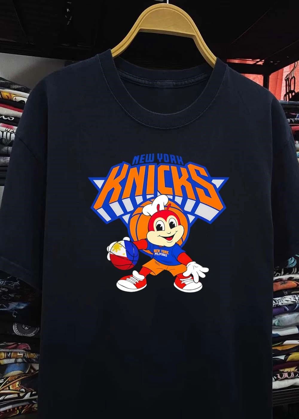 Jollibee Playing Basketball New York Pilipinas Knicks Shirt