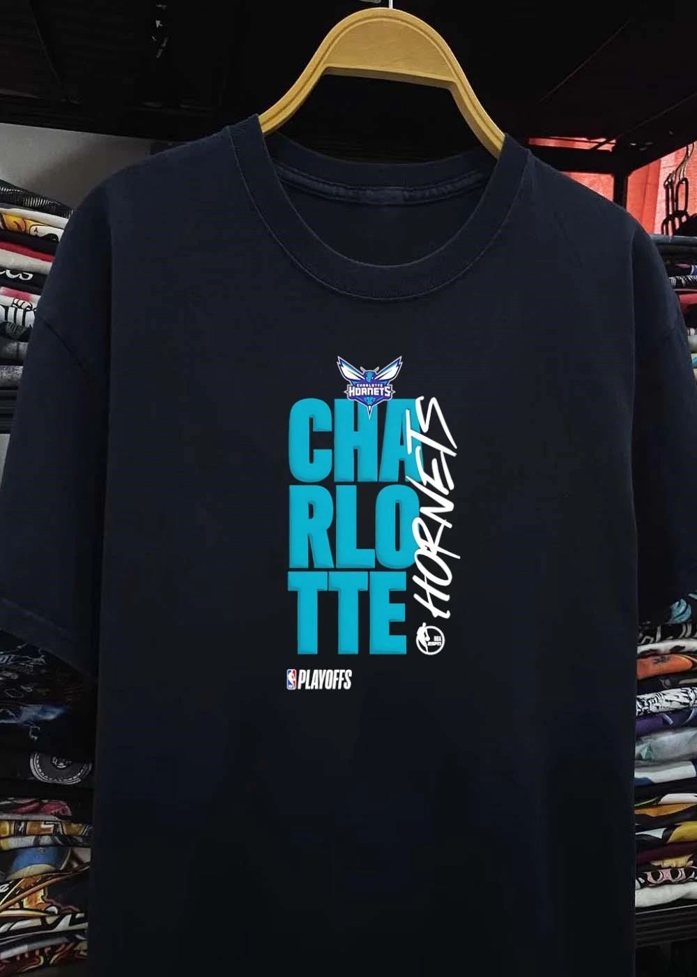 NBA Playoffs Charlotte Hornets Logo T-Shirt