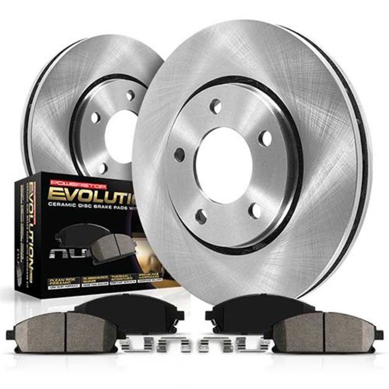 Power Stop Front Autospecialty Brake Kit | 1990-2000 Honda Civic / 1993-1997 Honda Civic del Sol / 1990-1991 Honda CRX (KOE699)