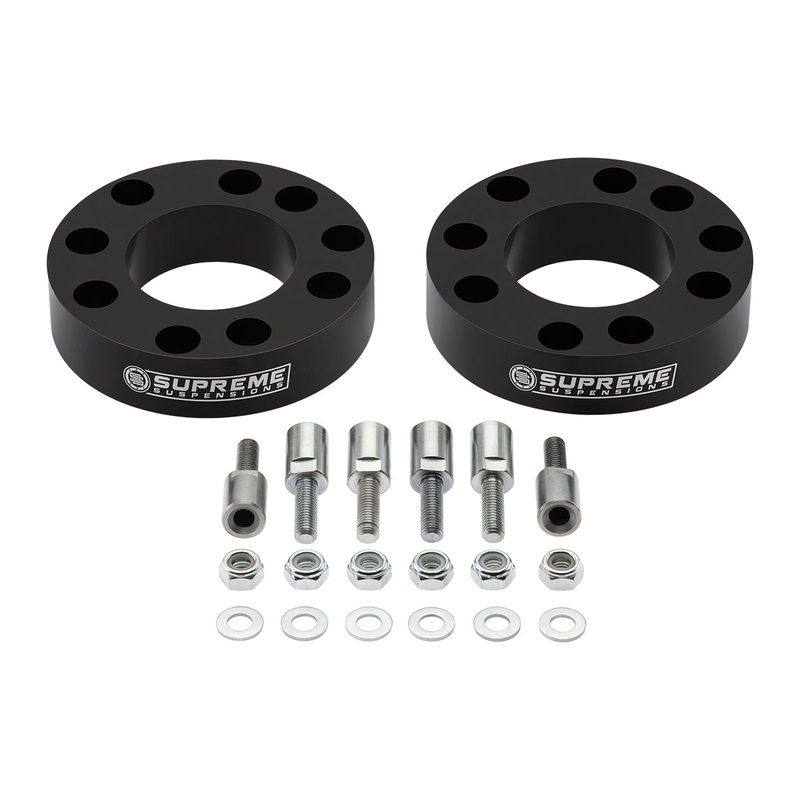2004-2015 Nissan Armada 2″ Front Suspension Lift Strut Spacers with Stud Extenders 2WD 4WD