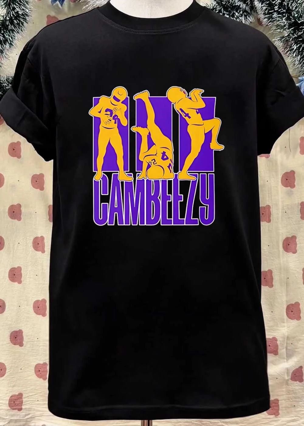 Lil Cambeezy Player 24 Purple Gold Football Shirt