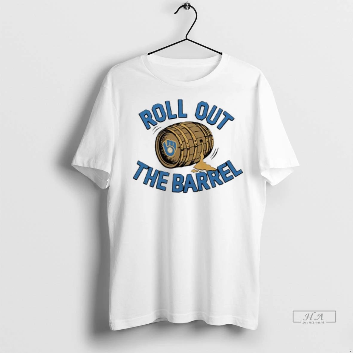 Officials Trendy Milwaukee Brewers Roll Out The Barrel Shirt Sweater
