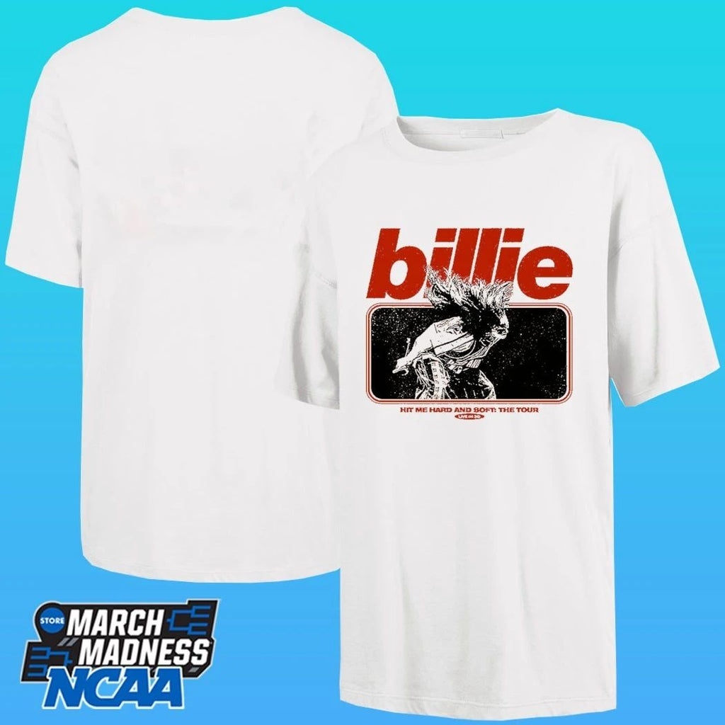 Billie Eilish Live In 3d Hair Whip Mustard Shirt